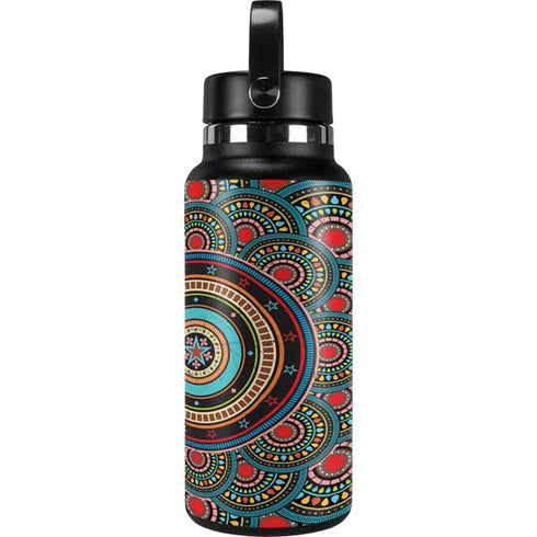 Infinite Circle Colored Hydro Flask 32oz Wide Mouth Skin